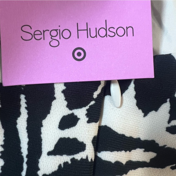 New Sergio Hudson x Target Dress Animal Print Sheath Dress Size Medium Stretch - Picture 12 of 16